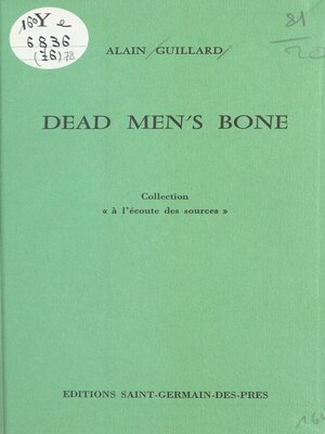 cover image of Dead men's bone